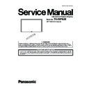 Panasonic TH-50PB2E Service Manual