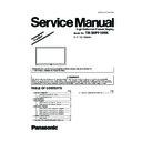 Panasonic TH-50PF10RK Simplified Service Manual
