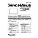 Panasonic TH-50PF30E, TH-50PF30ER Service Manual