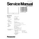 Panasonic TH-50PV700F, TH-50PV700P, TH-50PV700B, TH-50PV700E Service Manual
