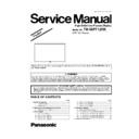 Panasonic TH-58PF12RK Simplified Service Manual