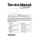 Panasonic TH-58PF20ER Service Manual