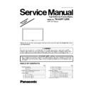 Panasonic TH-65PF12RK Simplified Service Manual