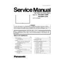 Panasonic TH-65PF12WK, TH-65PF12TK Service Manual