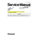 Panasonic TH-R37PV8K Service Manual / Other