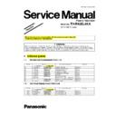 Panasonic TH-R42EL8KA Simplified Service Manual