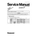 Panasonic TH-R42PV700 Simplified Service Manual