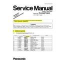 Panasonic TH-R42PV8KS Service Manual / Other