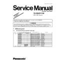 th-r65py700 simplified service manual