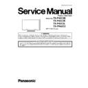 tx-p42c2b, tx-p42c2e, tx-p42c2l, tx-pr42c2 service manual