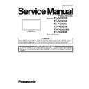 Panasonic TX-P42X20B, TX-P42X20E, TX-P42X20L, TX-P42X25E, TX-P42X25ES, TX-PF42X20 Service Manual