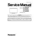 tx-p50s20e, tx-p50s20l, tx-pf50s20, tx-pr50s20 service manual