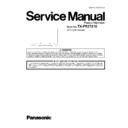 Panasonic TX-PR37X10 Service Manual