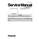 tx-pr50g10 service manual