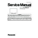 Panasonic TX-PR50S10 Service Manual