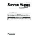 Panasonic TX-PR50V10 Service Manual