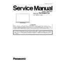 tx-pr50vt30 service manual