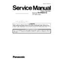 Panasonic TX-PR65V10 Service Manual