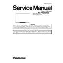 Panasonic TX-PR65VT30 Service Manual