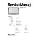 Panasonic TX-R26LE8H Service Manual