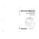 fp-7742, fp-7750 service manual