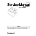 Panasonic KV-S2087 Service Manual