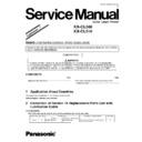 Panasonic KX-CL500, KX-CL510 (serv.man3) Service Manual / Supplement