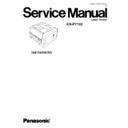 Panasonic KX-P7100 Service Manual