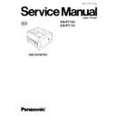 Panasonic KX-P7105, KX-P7110 (serv.man2) Service Manual