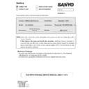 Panasonic PLC-WXU300 Service Manual / Other