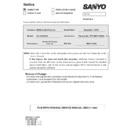Panasonic PLC-WXU700 Service Manual / Other