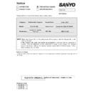 Panasonic PLC-XF1000 Service Manual / Other