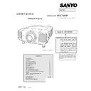 Panasonic PLC-XF45 (serv.man11) Service Manual