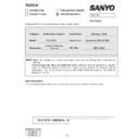 Panasonic PLC-XF70 Service Manual / Other