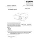 Panasonic PLV-Z2000BK Service Manual / Supplement