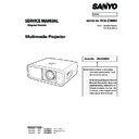 Panasonic PLV-Z3000 Service Manual