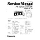 Panasonic PT-102N, PT-102GN, PT-102AN, PT-102SN Service Manual