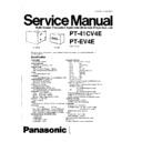 Panasonic PT-41CV4E, PT-EV4E Service Manual