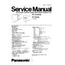 Panasonic PT-41CV4U, PT-EV4U Service Manual