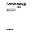 Panasonic PT-AE100U, PT-AE100E Service Manual
