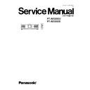 pt-ae3000u, pt-ae3000e service manual