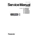 Panasonic PT-AE8000U, PT-AE6000E, PT-AE8000EA, PT-AE8000EH, PT-AE8000EZ Service Manual