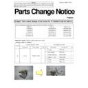 pt-ae900u, pt-ae900e, pt-ax100u, pt-ax100e, pt-ax200u, pt-ax200e, pt-ae1000u, pt-ae1000e, pt-ae2000u, pt-ae2000e service manual / parts change notice