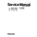 pt-d3500u, pt-d3500e service manual