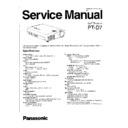 Panasonic PT-D7 Service Manual