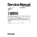 Panasonic PT-DG8000E Simplified Service Manual