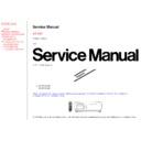 Panasonic PT-DW7000U, PT-DW7000E Simplified Service Manual