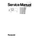 Panasonic PT-DZ12000U, PT-DZ12000E, PT-D12000U, PT-D12000E, PT-DW100U, PT-DW100E Service Manual