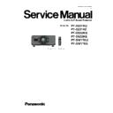 Panasonic PT-DZ21KU, PT-DZ21KE, PT-DS20KU, PT-DS20KE, PT-DW17KU, PT-DW17KE (serv.man2) Service Manual