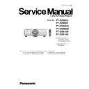 Panasonic PT-DZ680U, PT-DZ680E, PT-DW640U, PT-DW640E, PT-DX610U, PT-DX610E (serv.man5) Service Manual